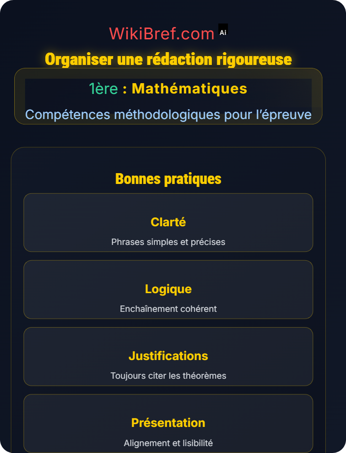 Organiser une rédaction rigoureuse Stratégies de résolution