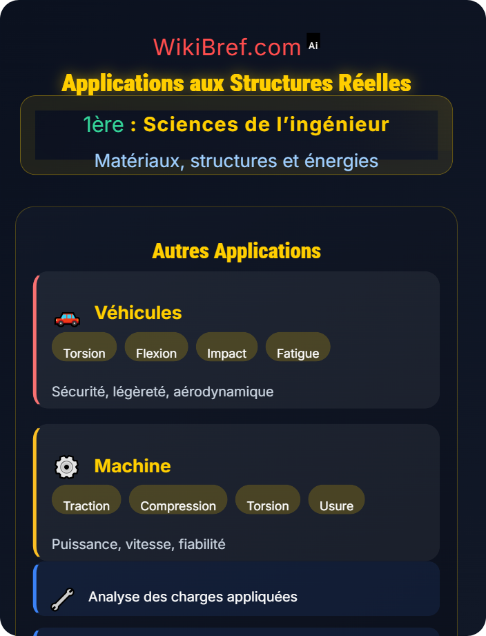 Applications aux structures réelles Structures et contraintes