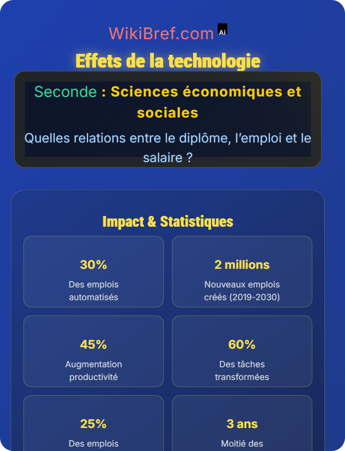 Effets de la technologie Transitions et mobilités professionnelles