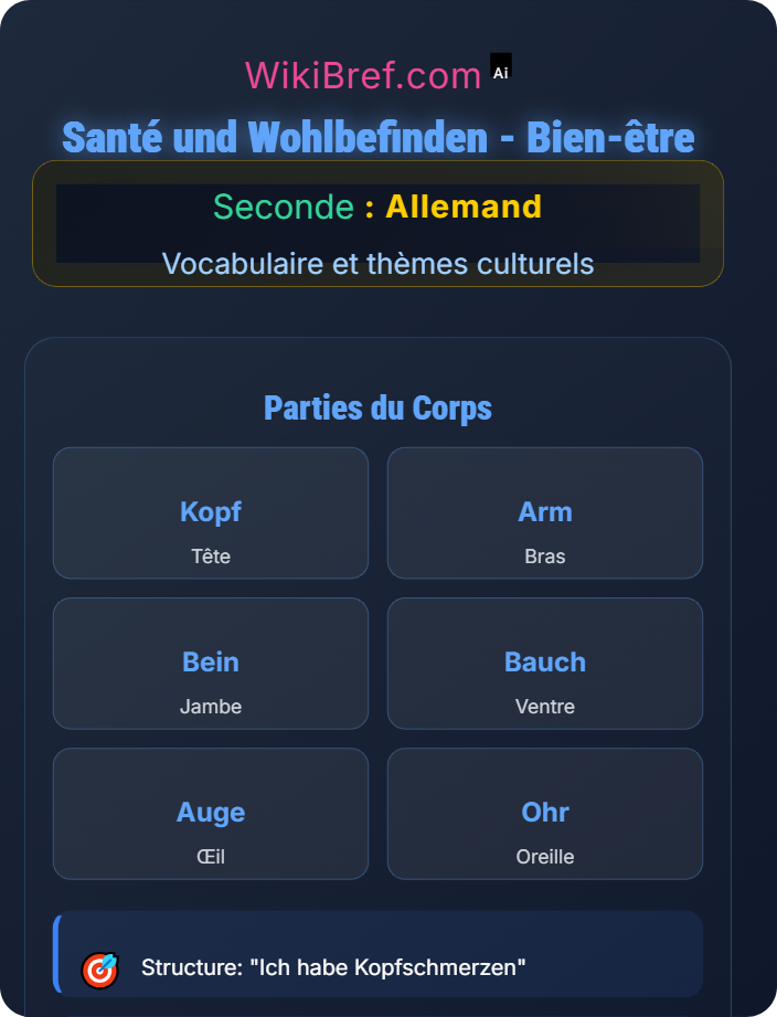 Santé und bien‑être Thèmes de la vie quotidienne