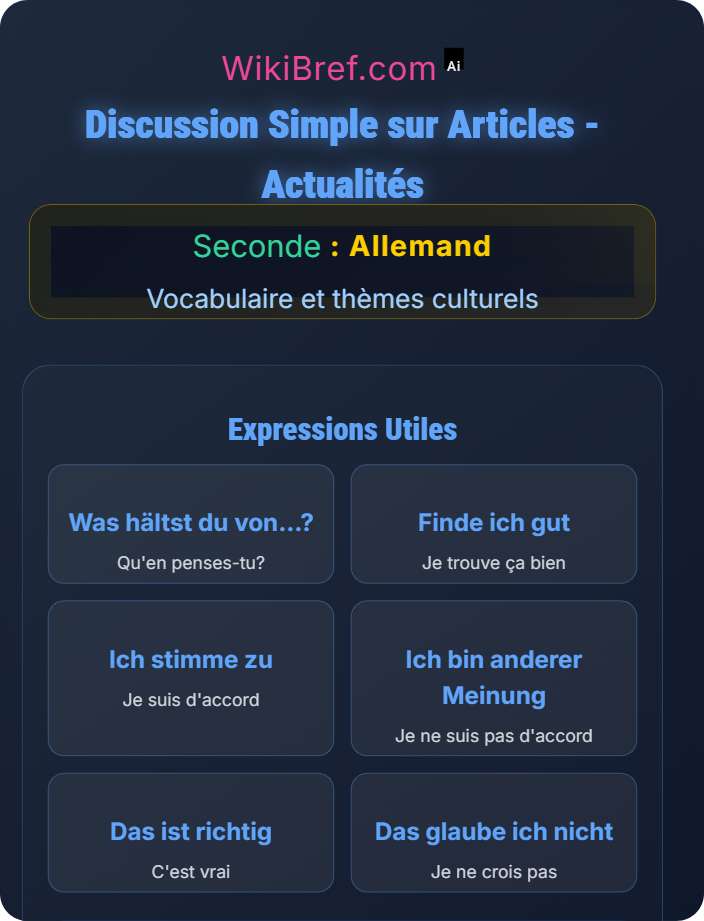 Discussion simple sur articles Actualités et médias